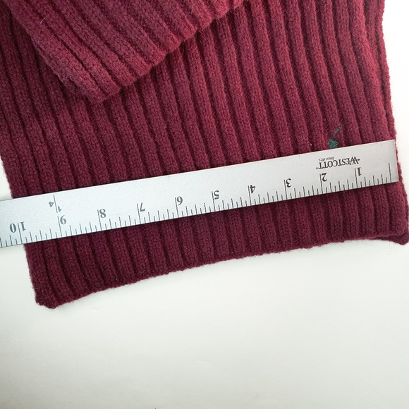 Polo Ralph Lauren 100% Lambs Wool Scarf - New without Tag - Picture 3 of 3